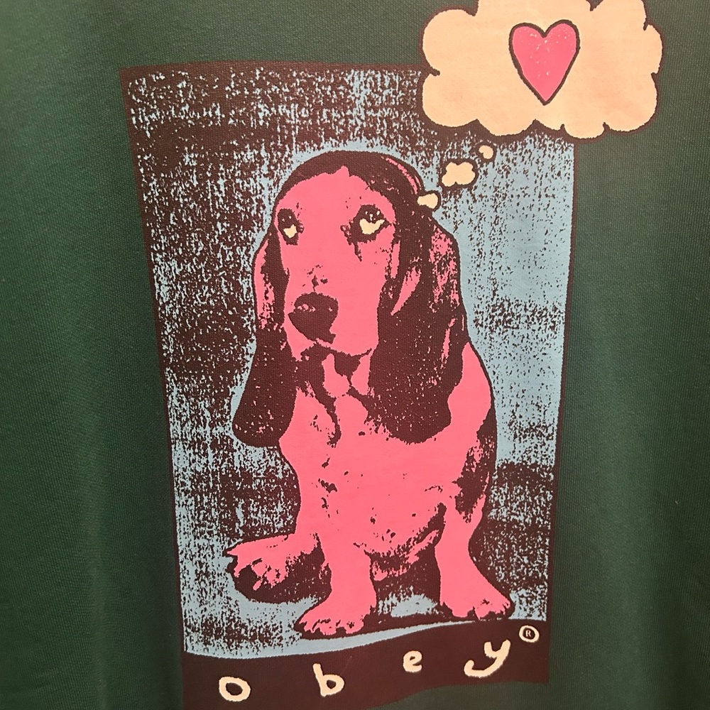 Green OBEY Sweatshirt - Picture 5 of 7